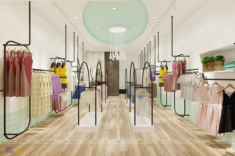 Việc chọn loại đèn nào phụ thuộc rất nhiều vào phong cách mà shop thời trang muốn thể hiện và kích thước cửa hàng