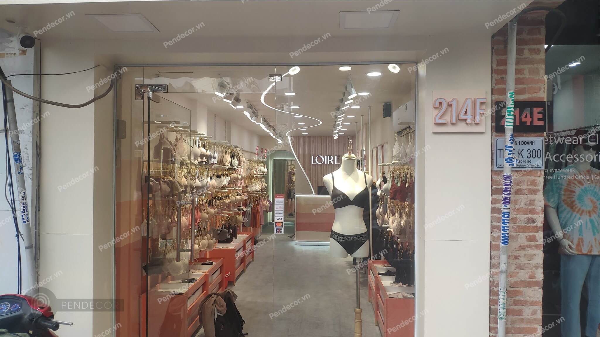 Thi Công Thực Tế Shop Đồ Lót Loire