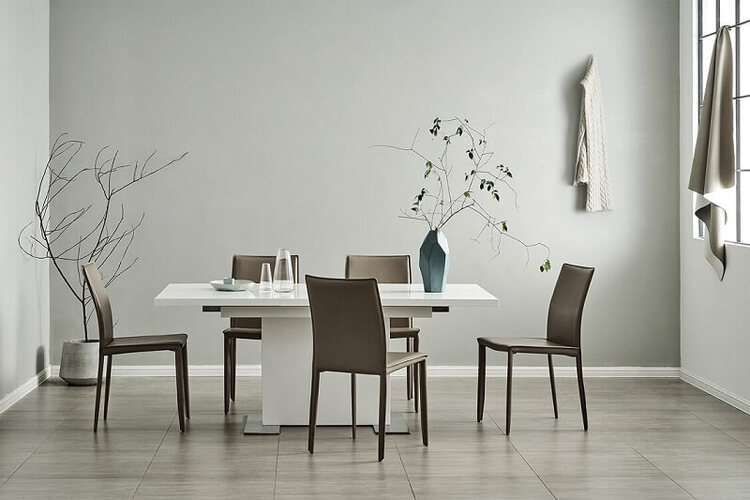 Bàn ăn gỗ công nghiệp đa dạng kiểu dáng, màu sắc