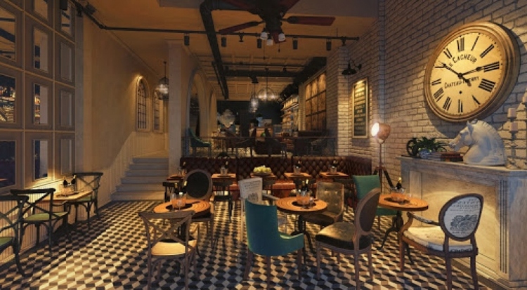 Mẫu đèn led rọi ray cho quán cafe