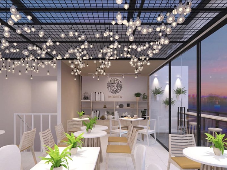 Đèn trang trí còn giúp chiếu sáng không gian