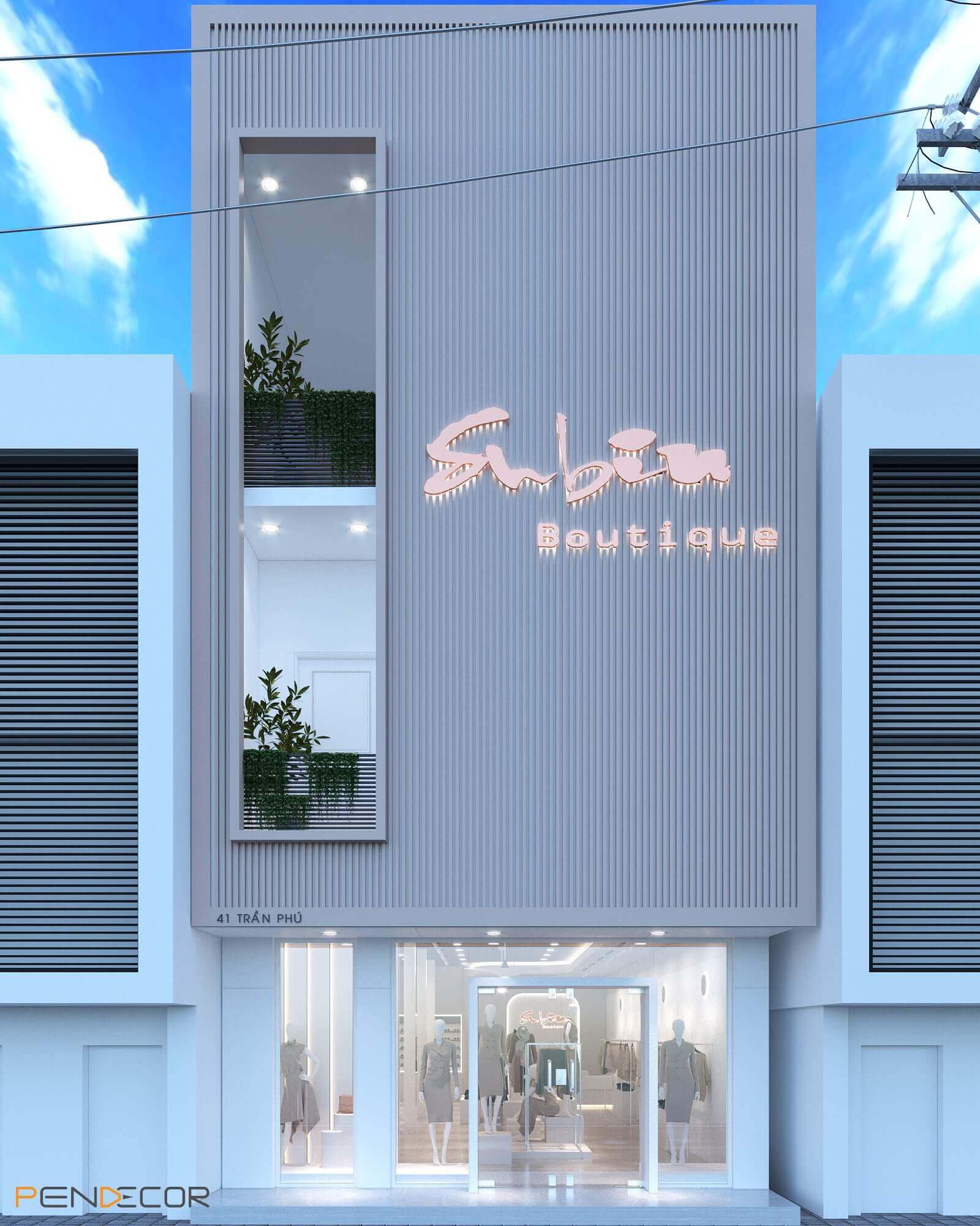 Thiết Kế Shop Thời Trang Nữ Subin Boutique