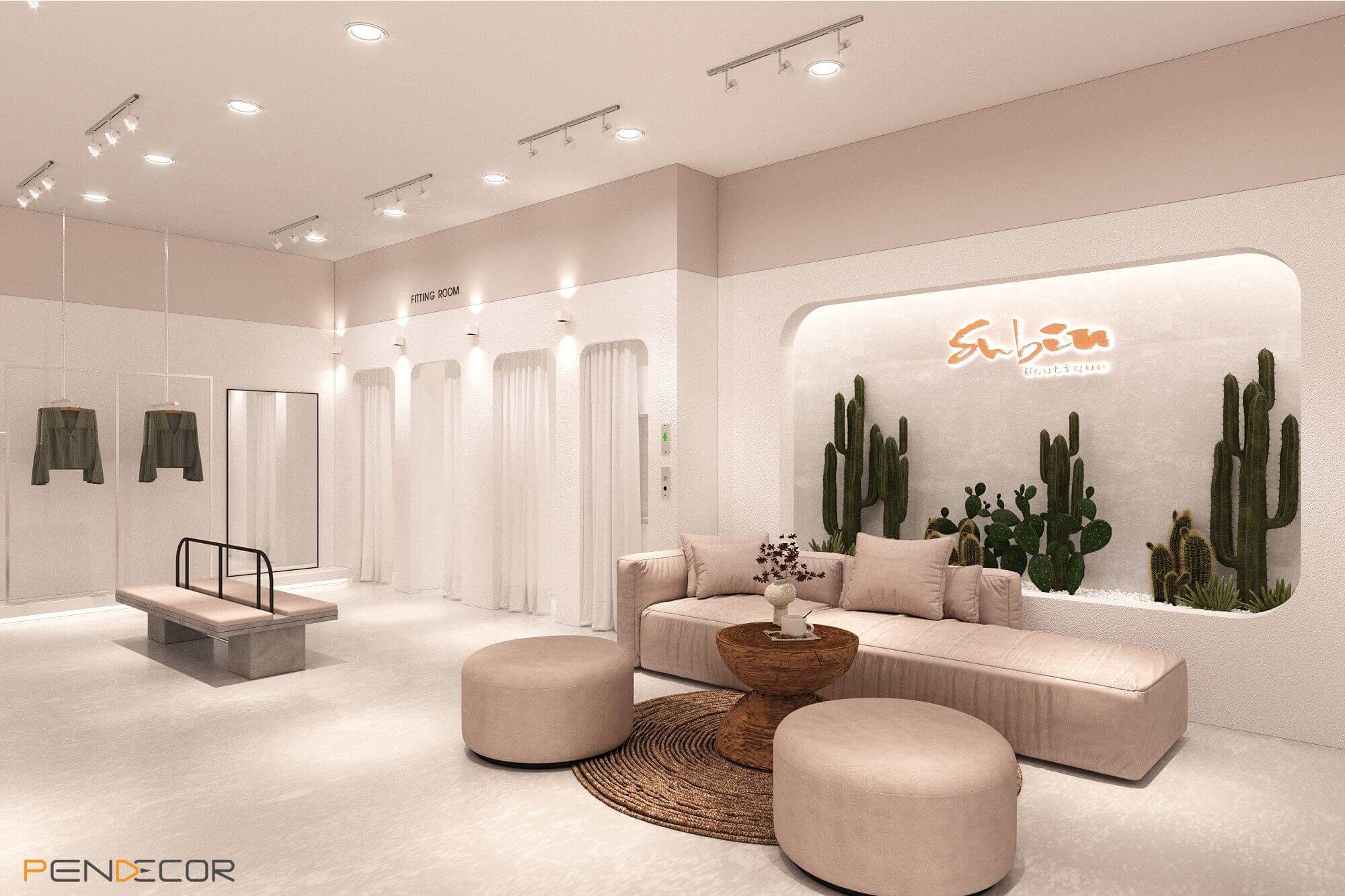 Thiết Kế Shop Thời Trang Nữ Subin Boutique