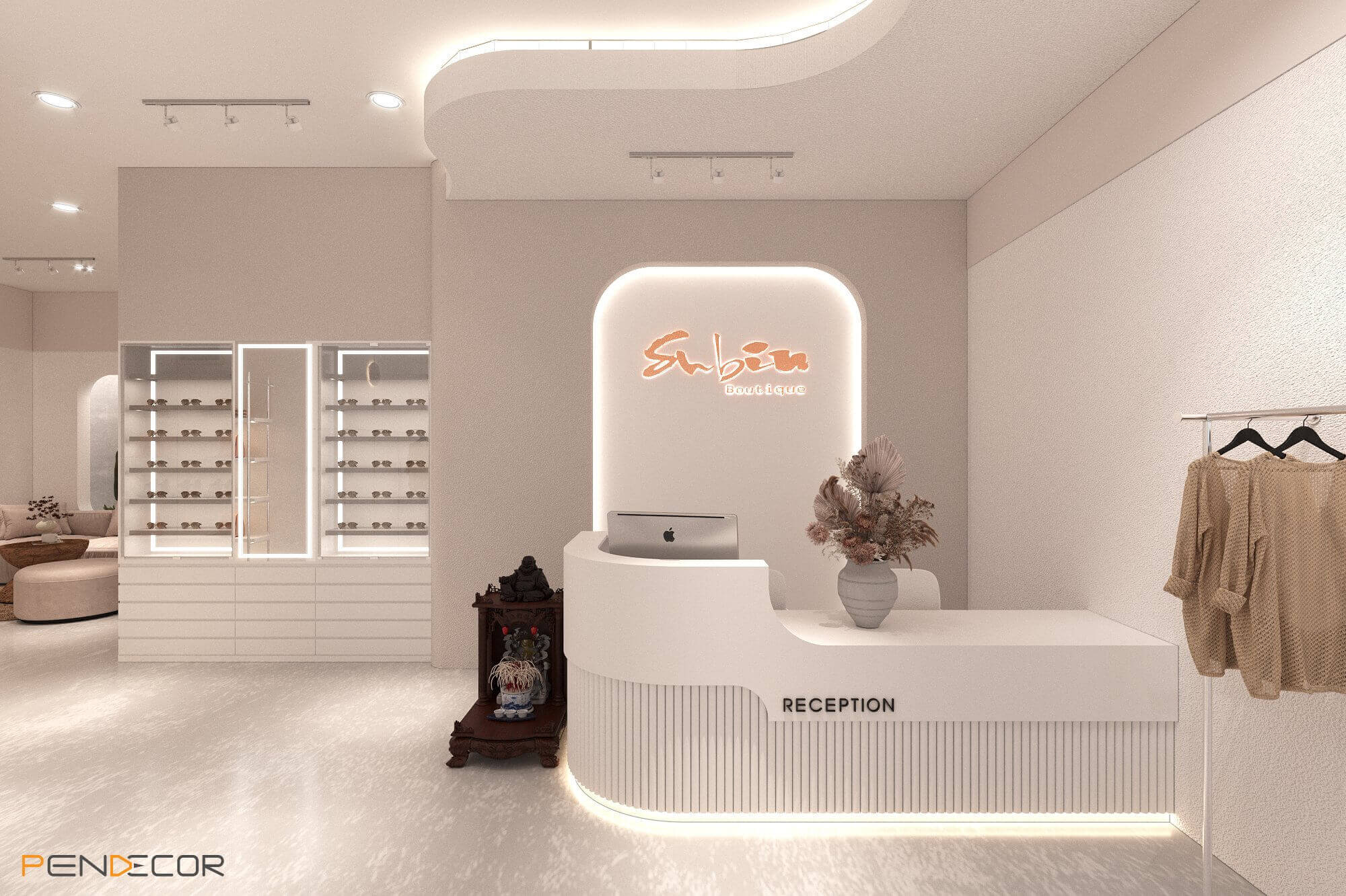 Thiết Kế Shop Thời Trang Nữ Subin Boutique