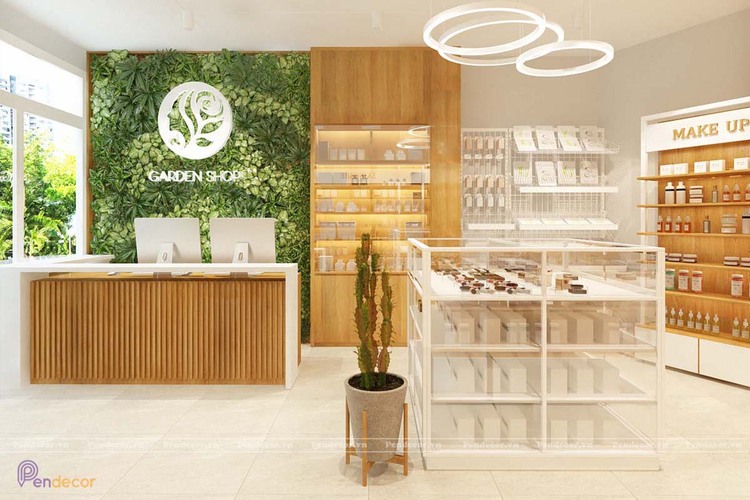 Bày trí vật dụng trên quầy phải hợp lý