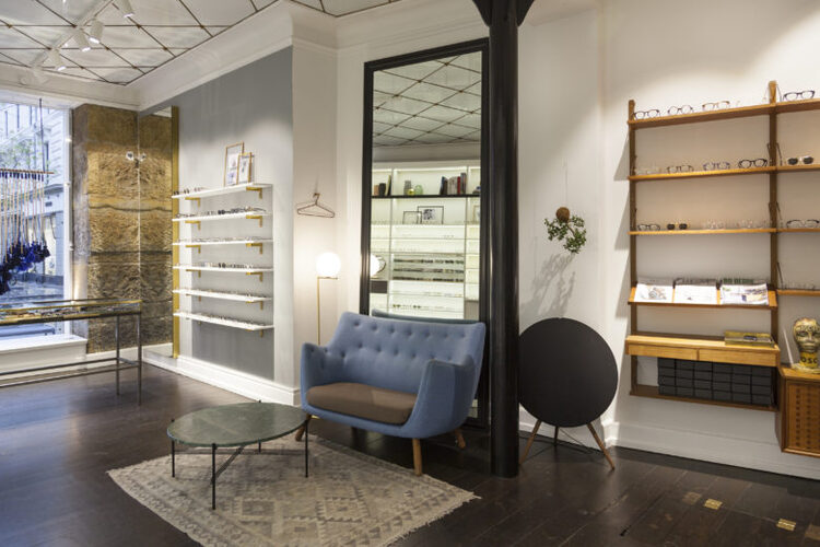 Phong cách thiết kế cửa hàng mắt kính