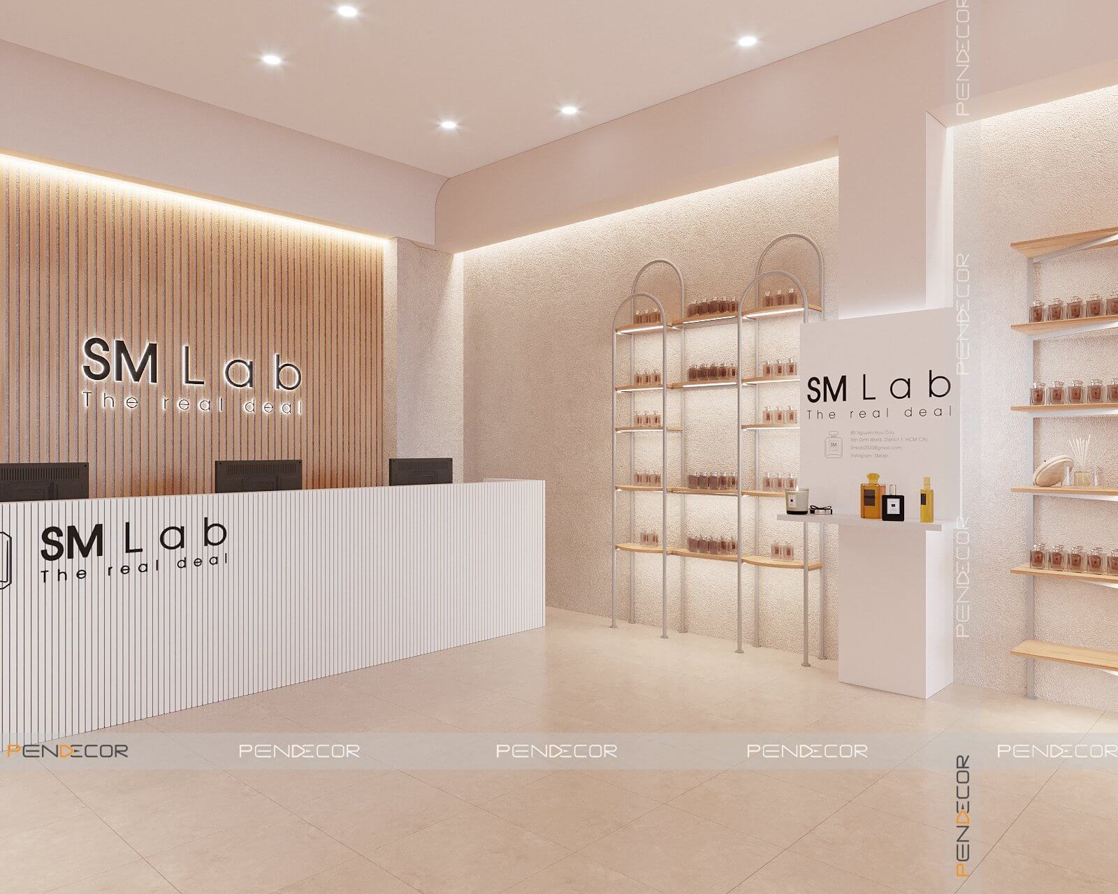 Thiết Kế Shop Nước Hoa SM Lab (Tân Bình)