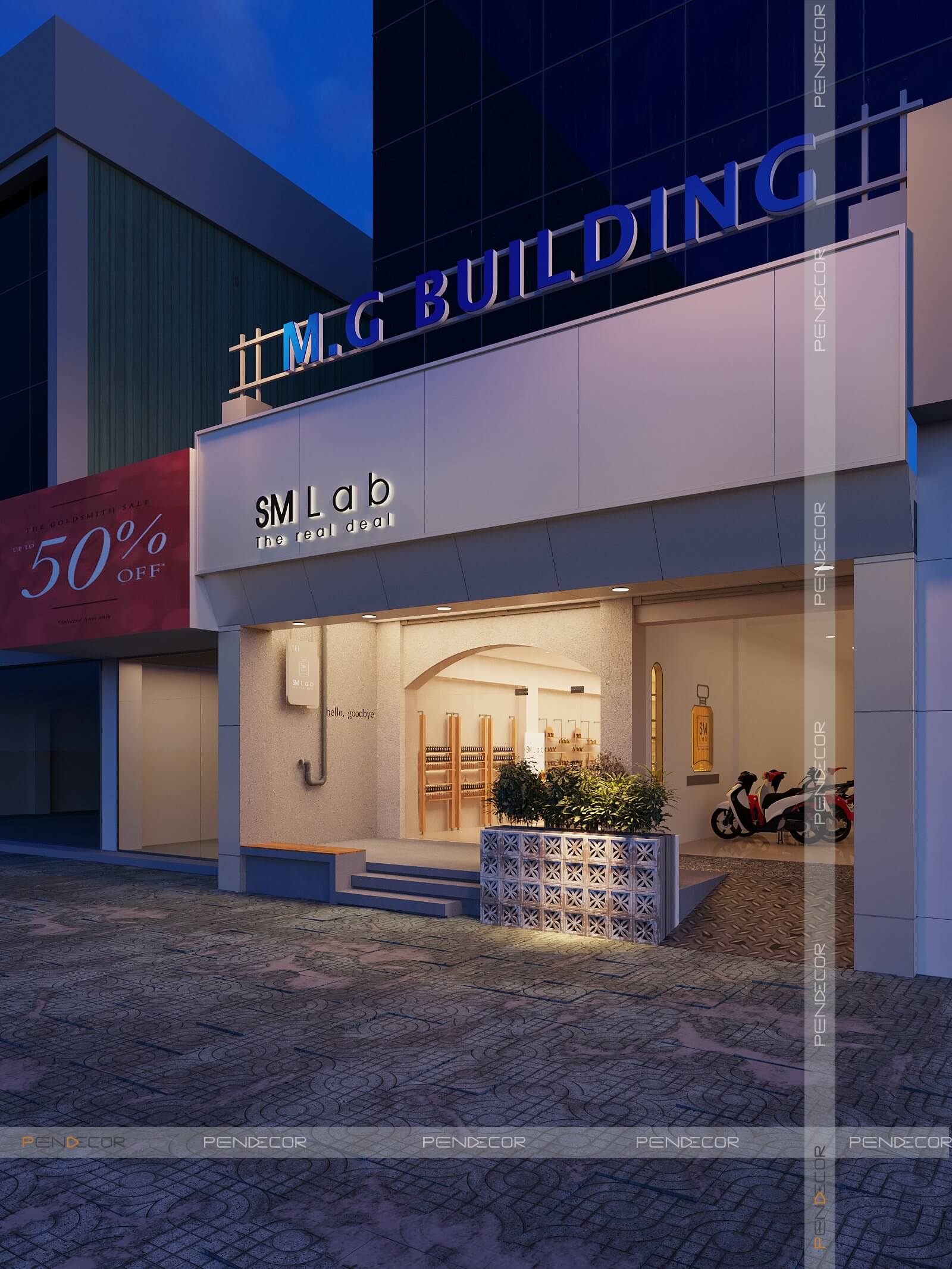 Thiết Kế Shop Nước Hoa SM Lab (Tân Bình)