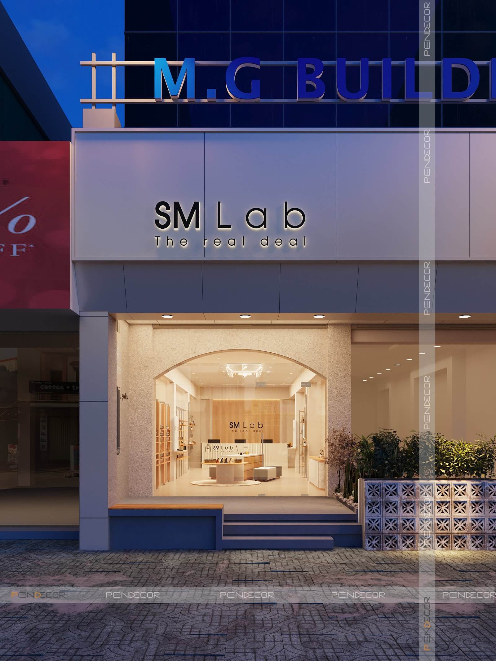 Thiết Kế Shop Nước Hoa SM Lab (Tân Bình)