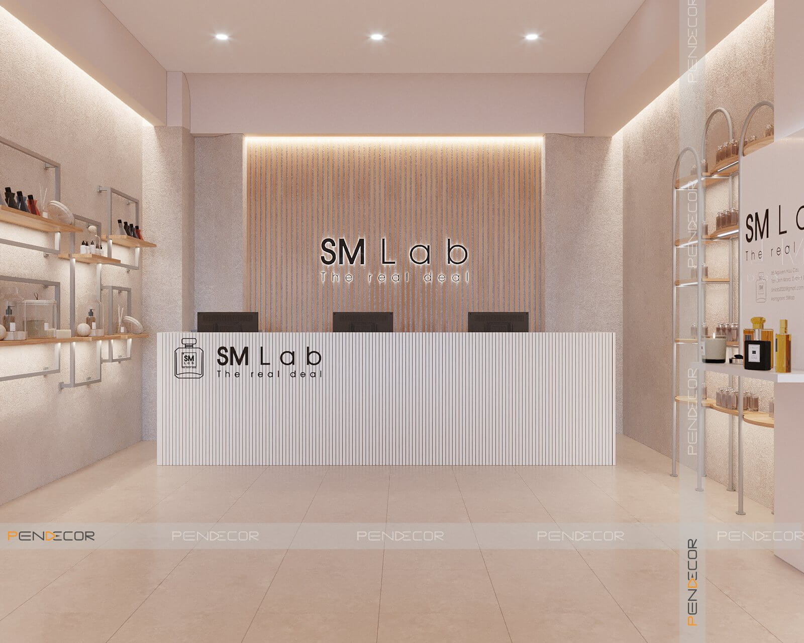 Thiết Kế Shop Nước Hoa SM Lab (Tân Bình)