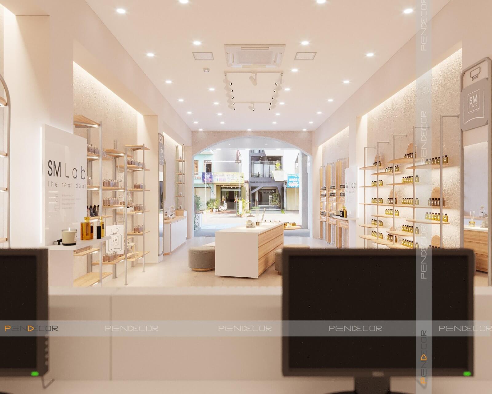 Thiết Kế Shop Nước Hoa SM Lab (Tân Bình)