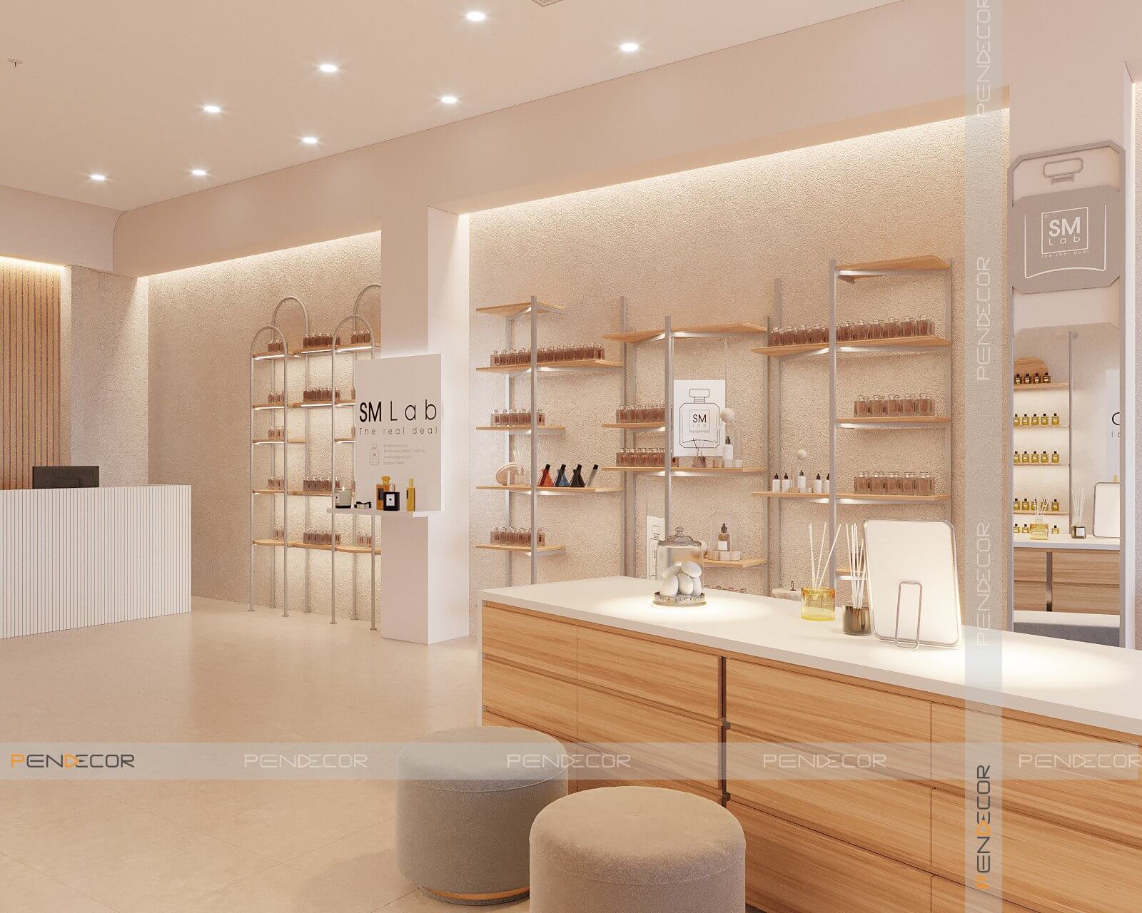 Thiết Kế Shop Nước Hoa SM Lab (Tân Bình)