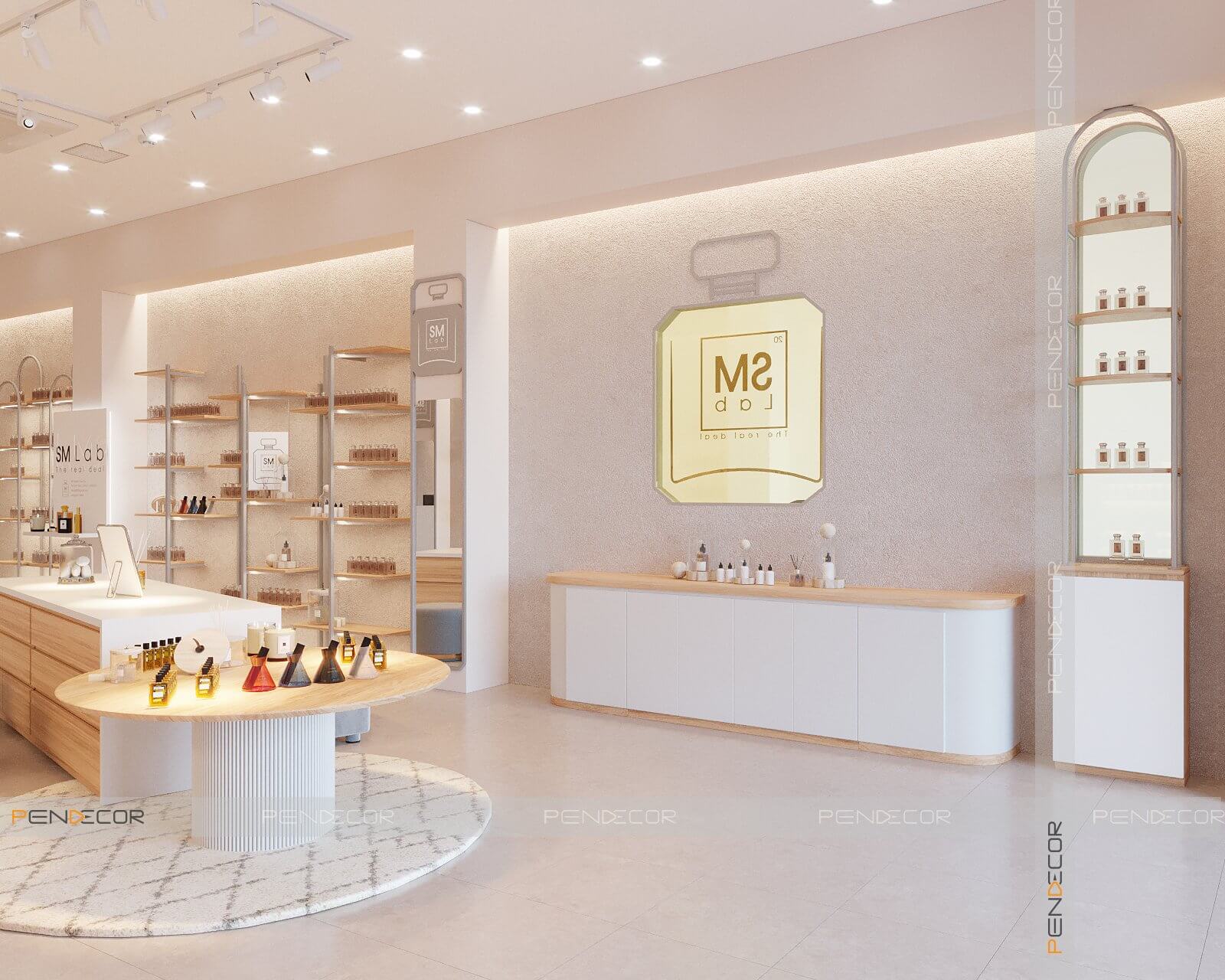 Thiết Kế Shop Nước Hoa SM Lab (Tân Bình)