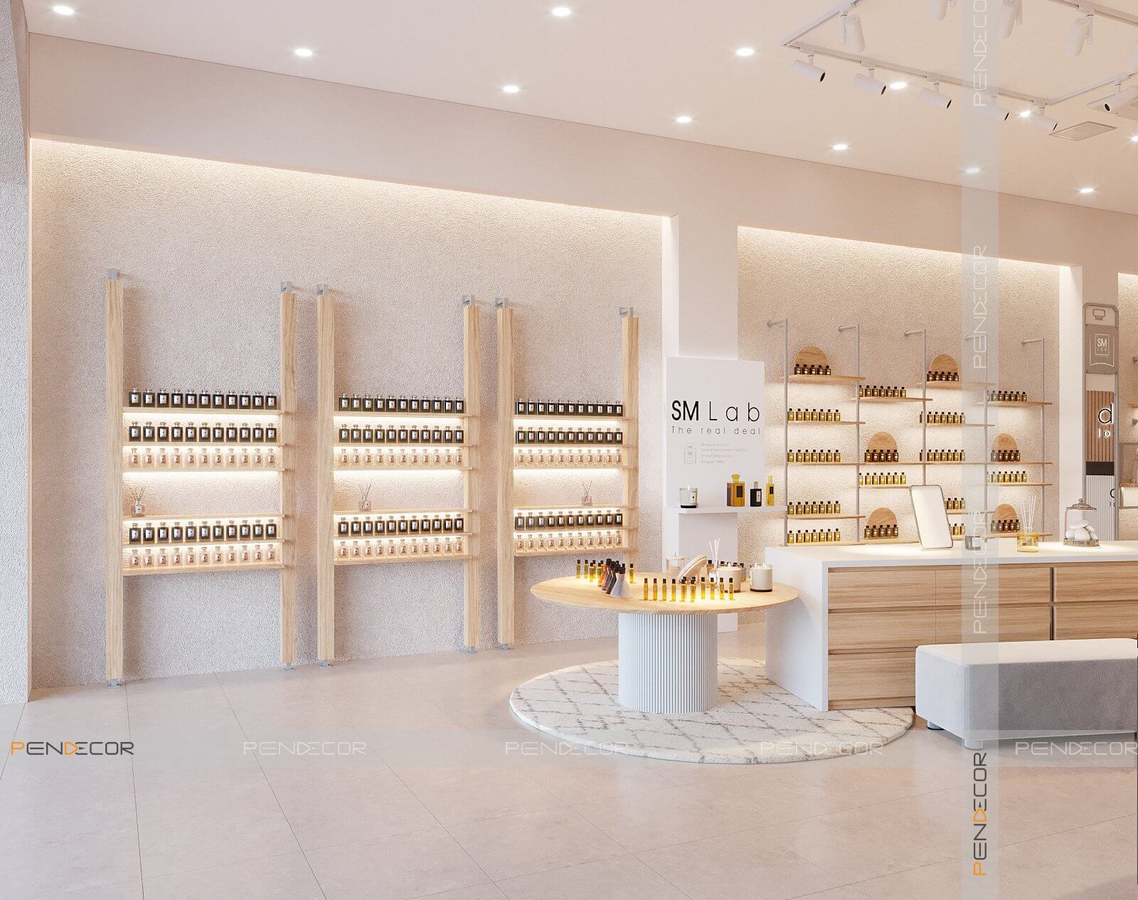 Thiết Kế Shop Nước Hoa SM Lab (Tân Bình)