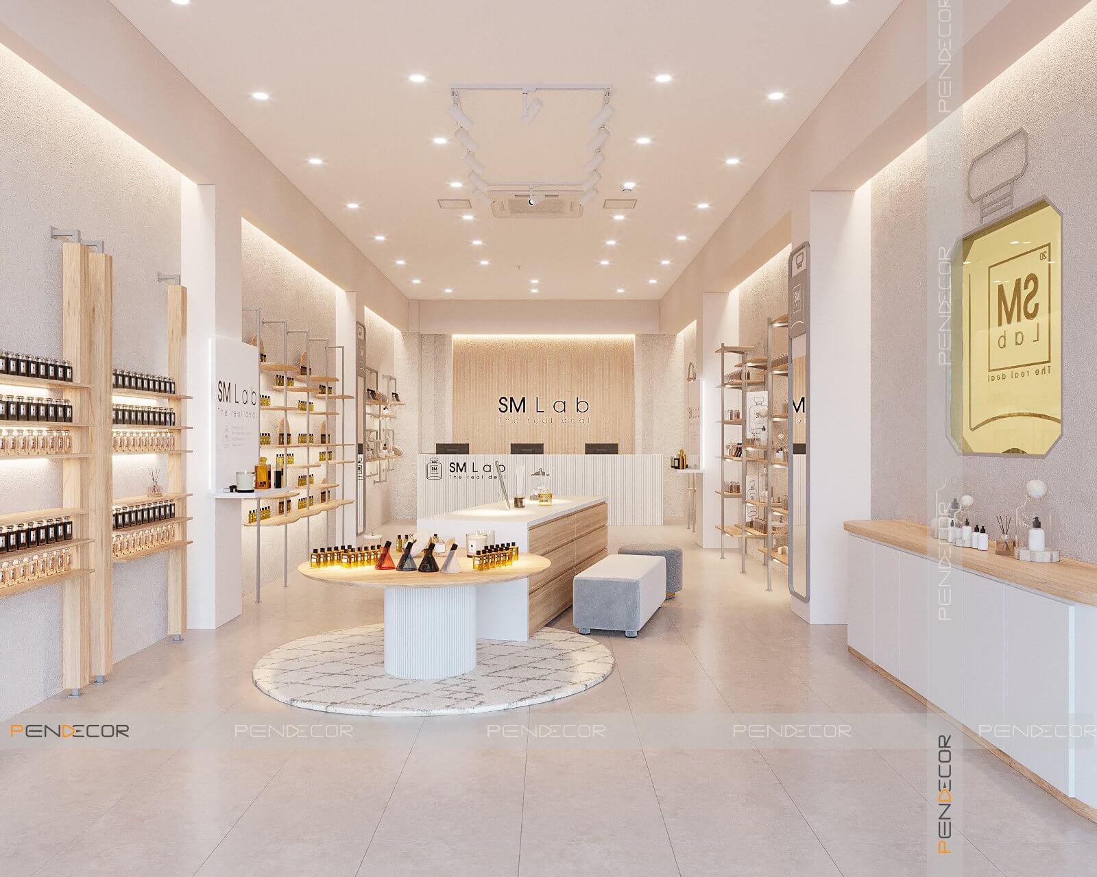 Thiết Kế Shop Nước Hoa SM Lab (Tân Bình)