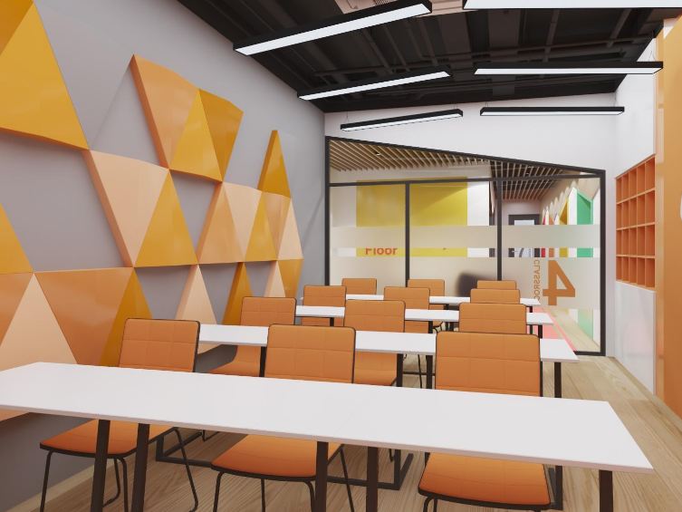 Nhu cầu thiết kế trung tâm ngoại ngữ tăng nhanh thời gian gần đây