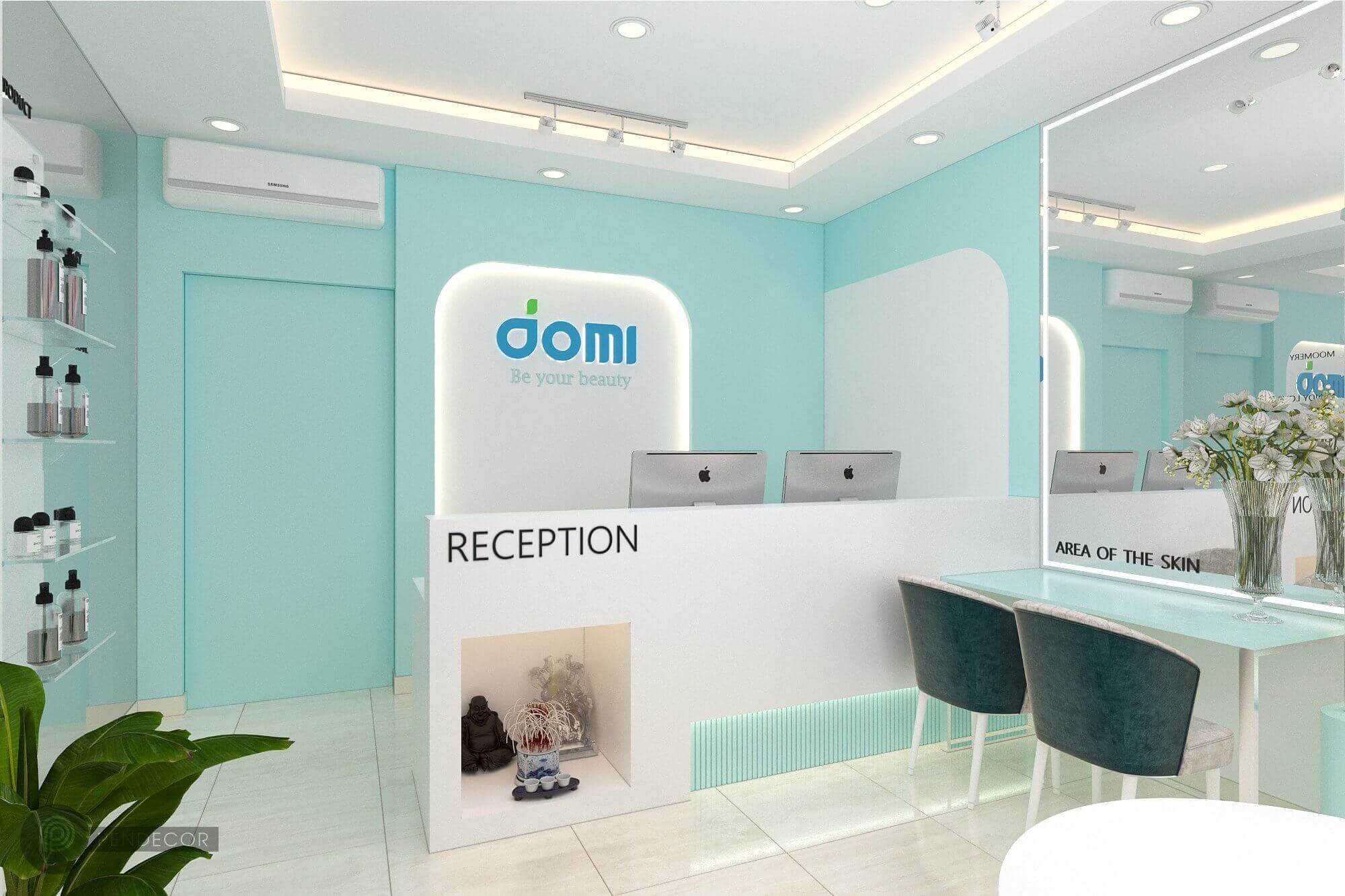 Nên sử dụng màu sắc nổi bật, phù hợp đặc tính ngành hàng mỹ phẩm