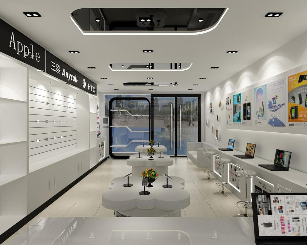 Không gian mở sẽ giúp khách hàng thoải mái hơn khi mua sắm