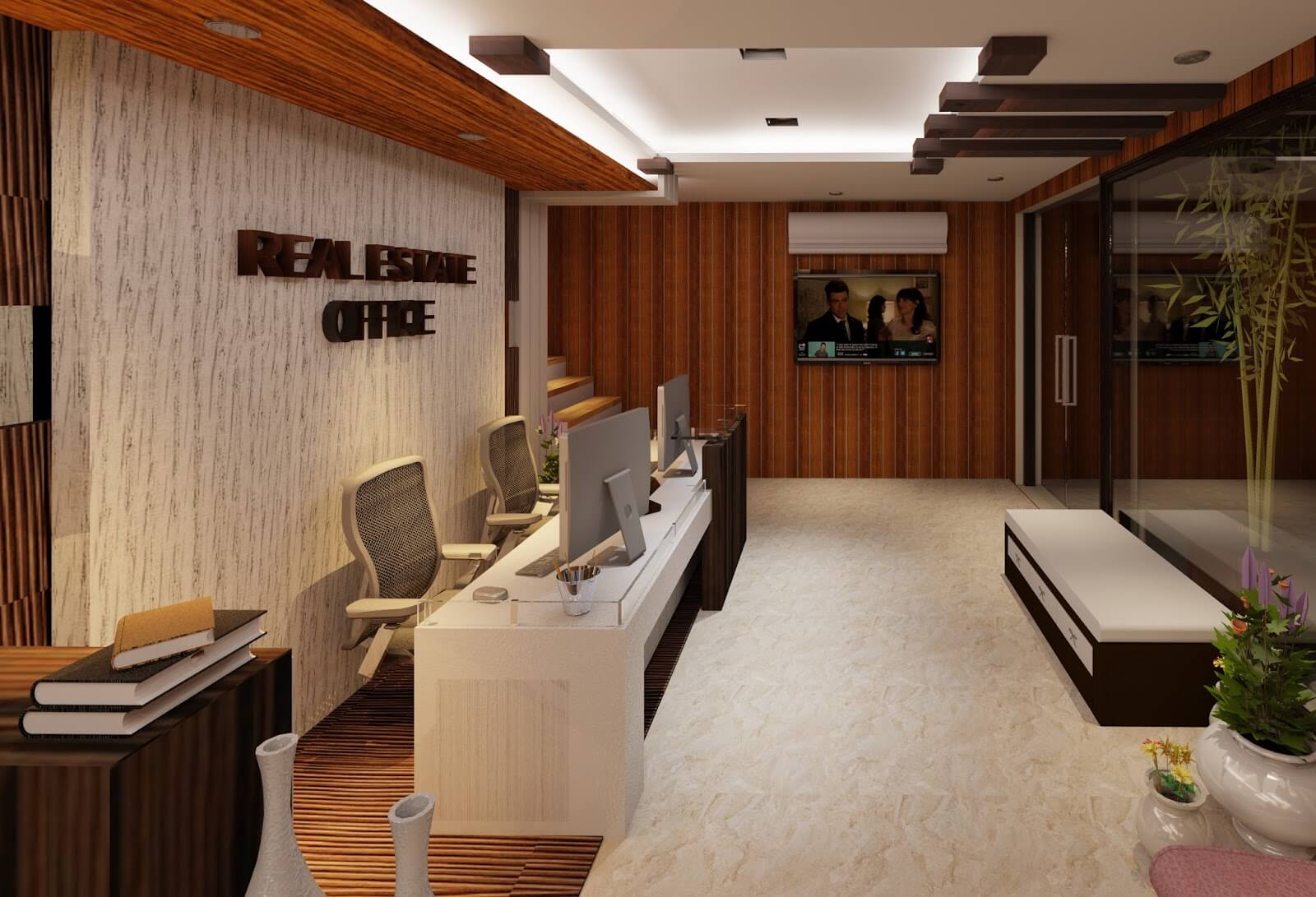 Thiết kế văn phòng thể hiện lĩnh vực kinh doanh