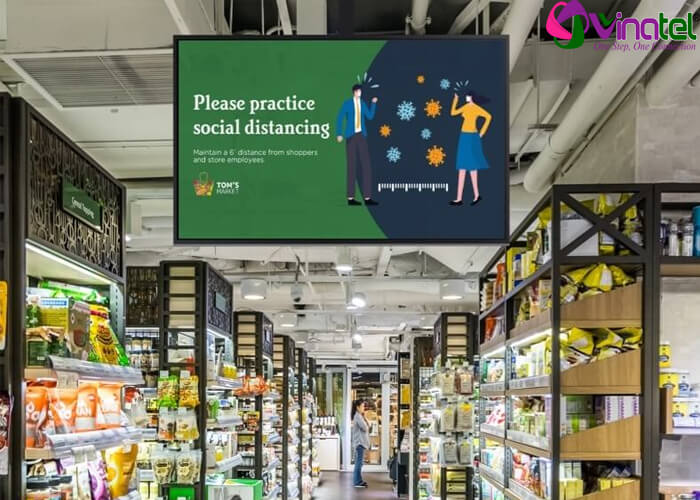 Ứng dụng mảng xanh vào cửa hàng rất được yêu thích