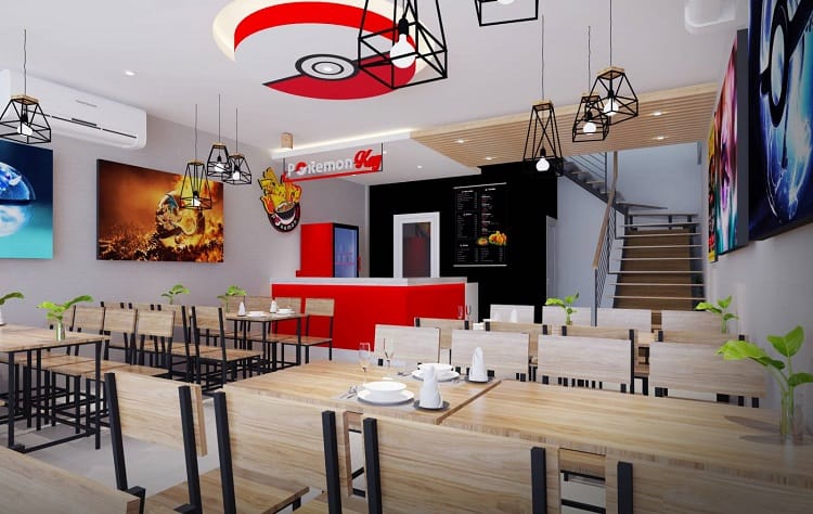 Cửa hàng thức ăn nhanh thiết kế Vintage luôn có câu chuyện riêng