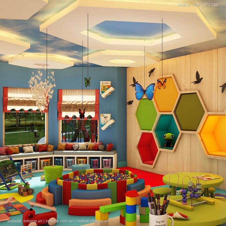 Mẫu 6: Không gian được bày trí khoa học, logic