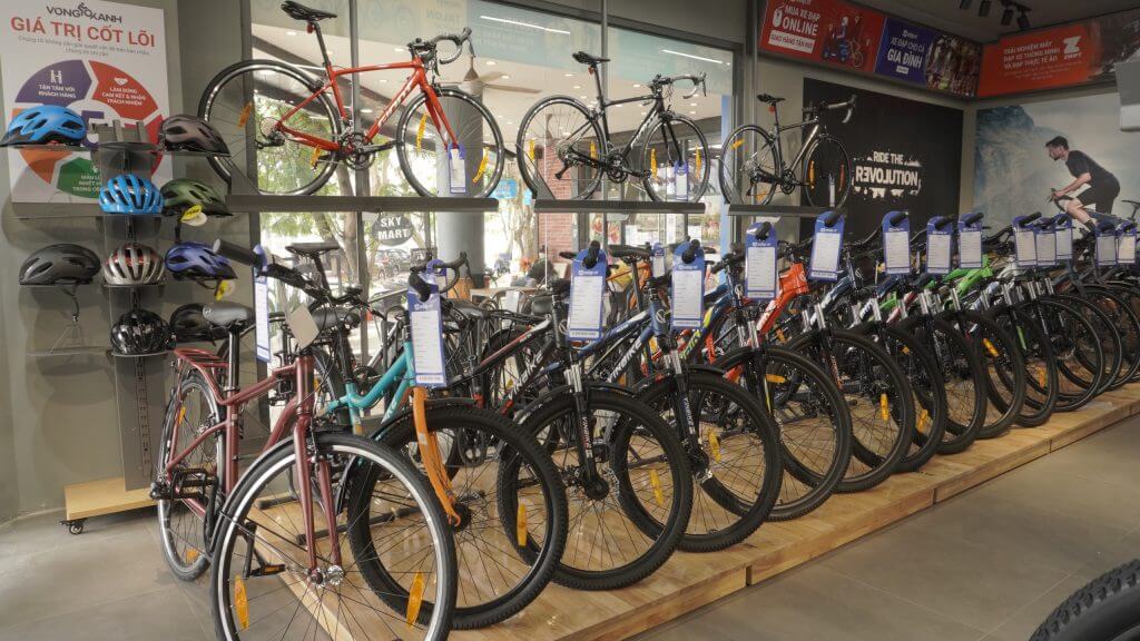 Tính ứng dụng cao, linh hoạt là điểm công cho cửa hàng xe đạp hiện đại - thông minh