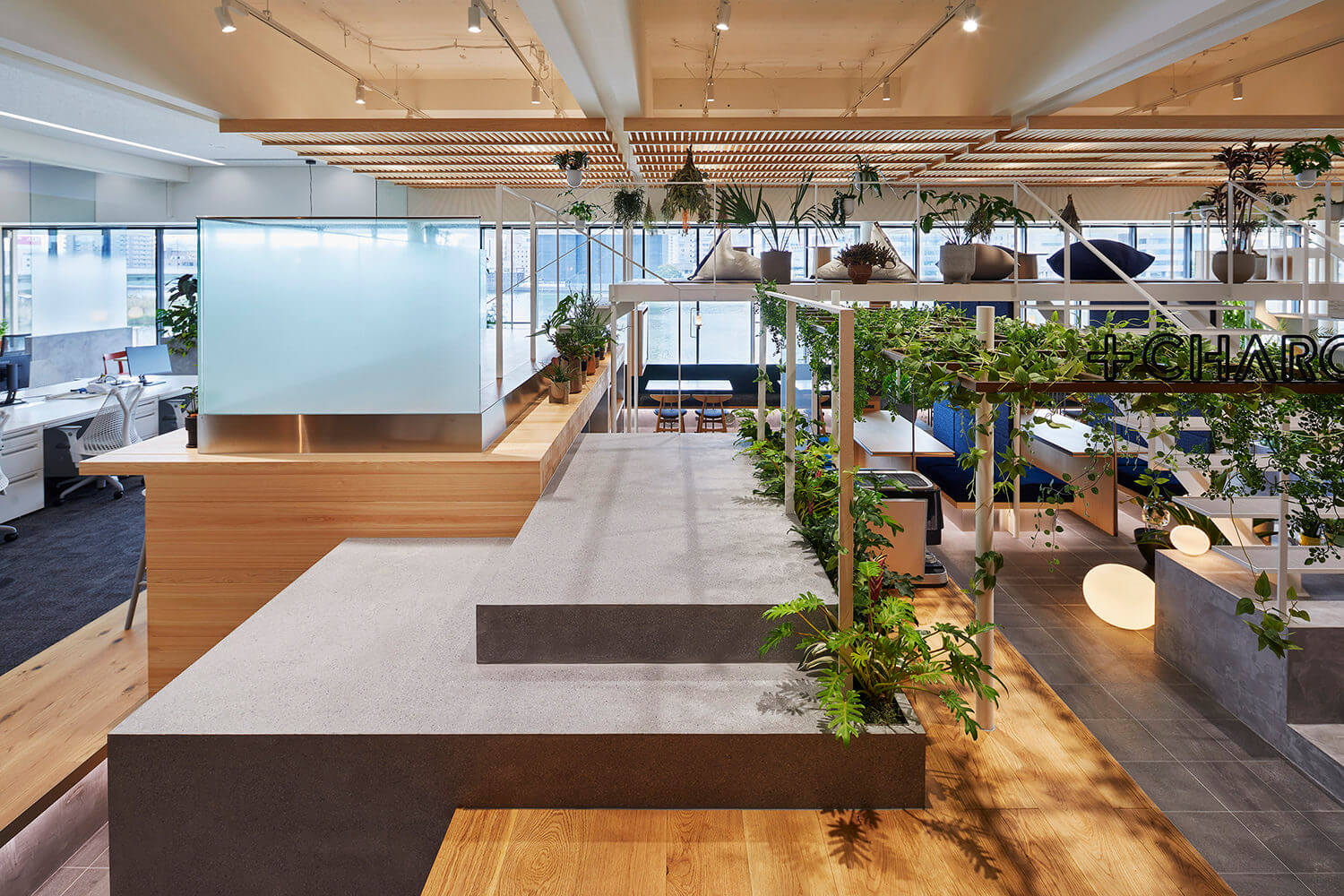 Thiết kế mặt bằng văn phòng hiện đại, theo nhóm