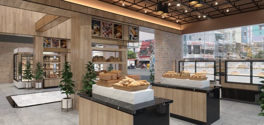 05 tiêu chuẩn đánh giá thiết kế cửa hàng bánh sinh nhật