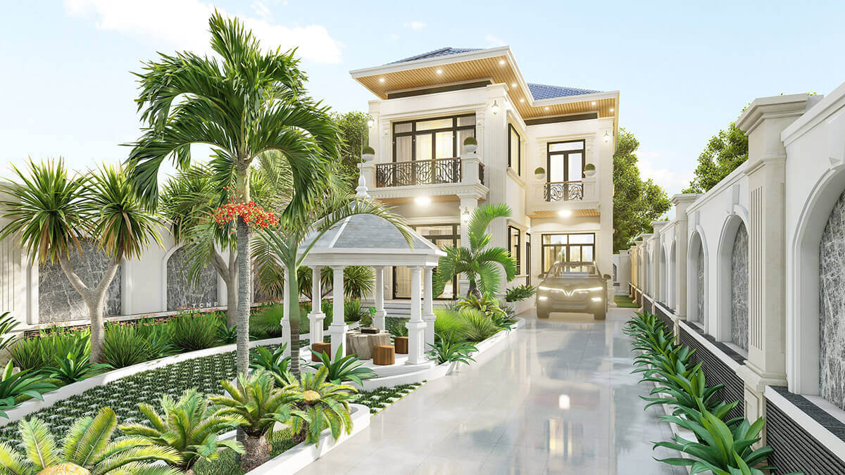 Tiêu chuẩn đánh giá thiết kế biệt thự mặt tiền 8m?