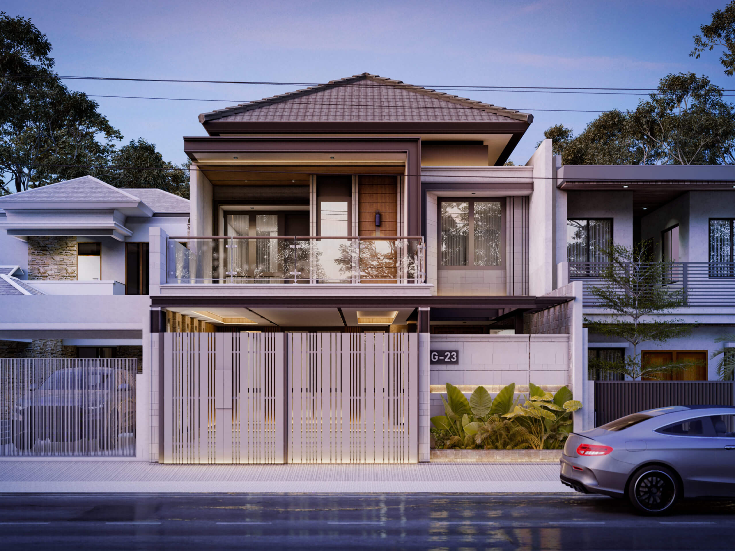 Tiêu chuẩn đánh giá thiết kế biệt thự mặt tiền 8m?