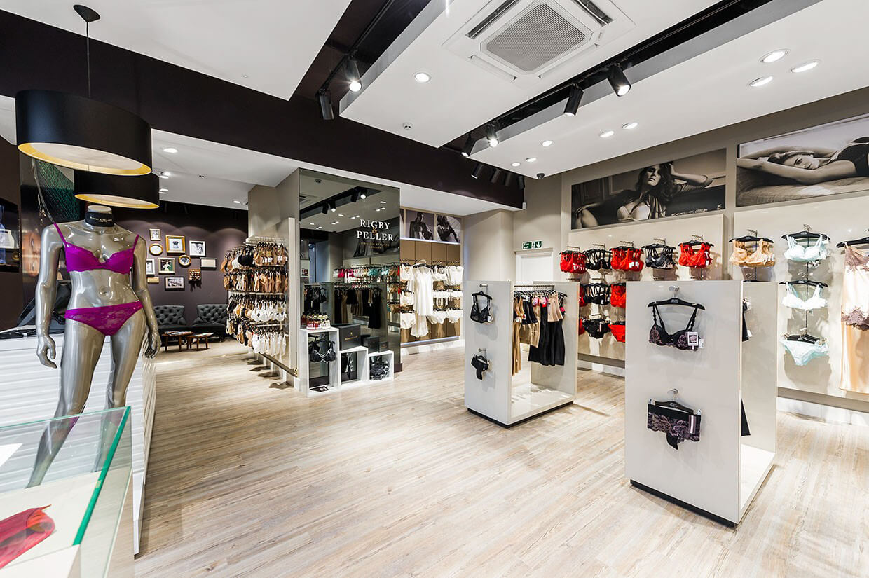 thiết kế cửa hàng đồ lót Pendecor