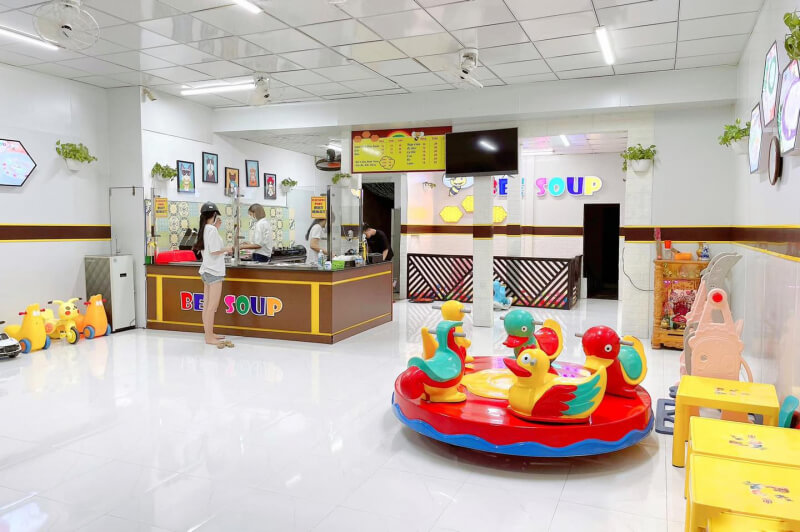 Thiết kế cửa hàng cháo dinh dưỡng không gian mở