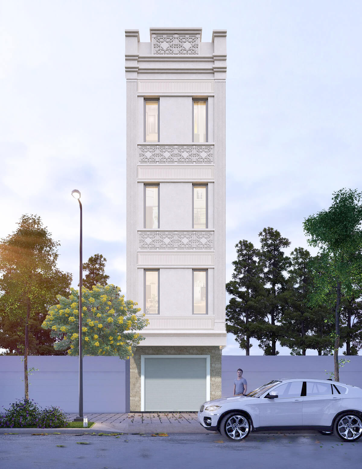 mẫu thiết kế mặt tiền nhà 3m đẹp, ấn tượng không thể bỏ qua