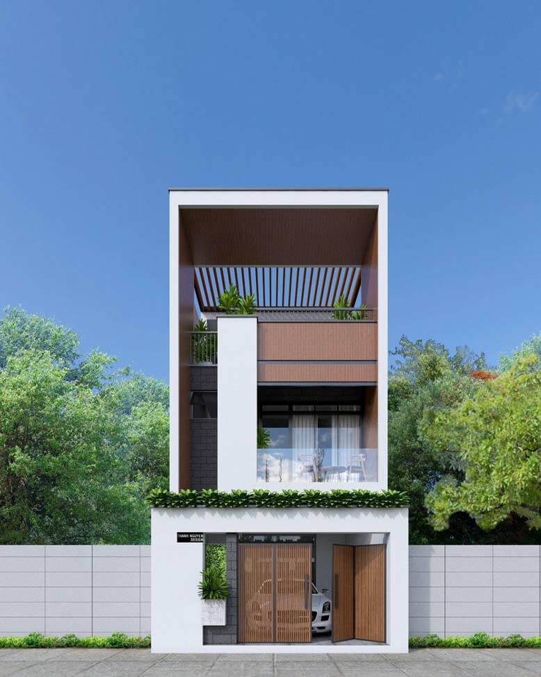 13+ mẫu mặt tiền nhà 4m thẩm mỹ, chi phí thấp, tính ứng dụng cao