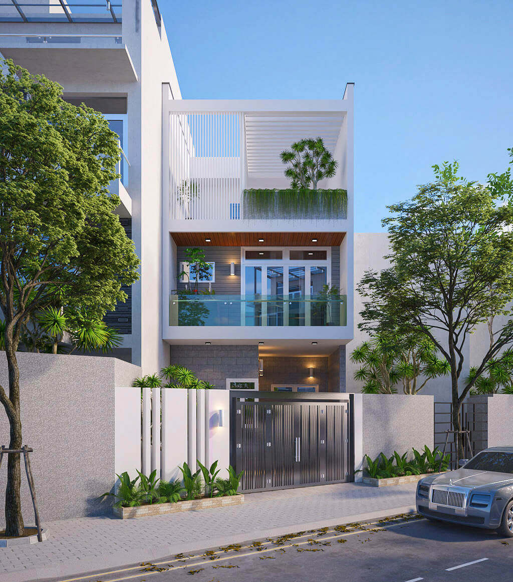 mẫu mặt tiền nhà 6m độc đáo, đáng tham khảo nhất