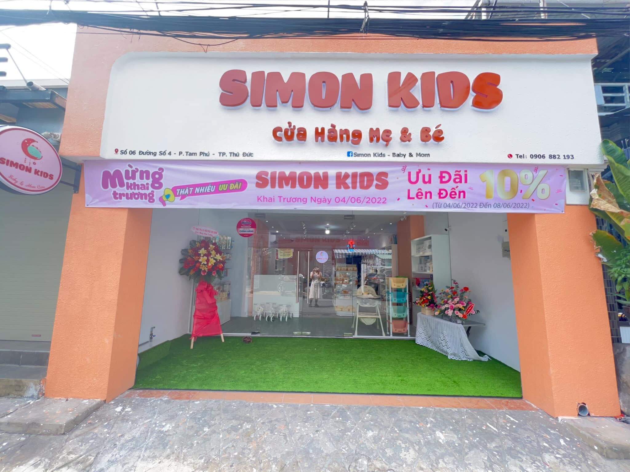 Thi Công Shop Simon Kids