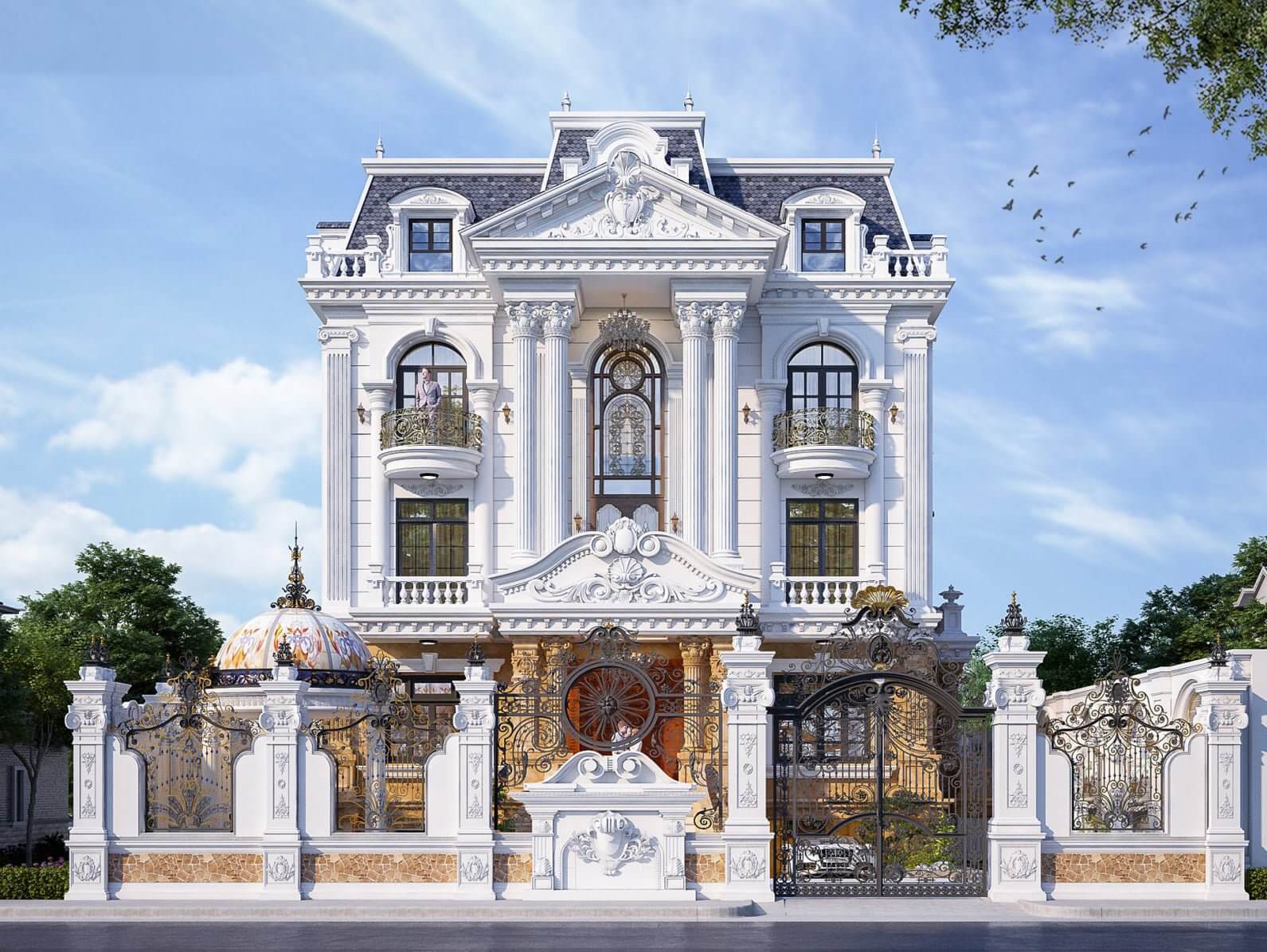 13+ mẫu mặt tiền nhà 10m đẹp mê mẩn không thể rời mắt