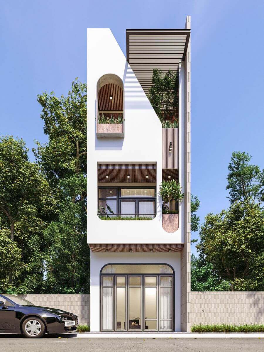 04 yếu tố cần lưu ý khi thiết kế mặt tiền nhà 7m