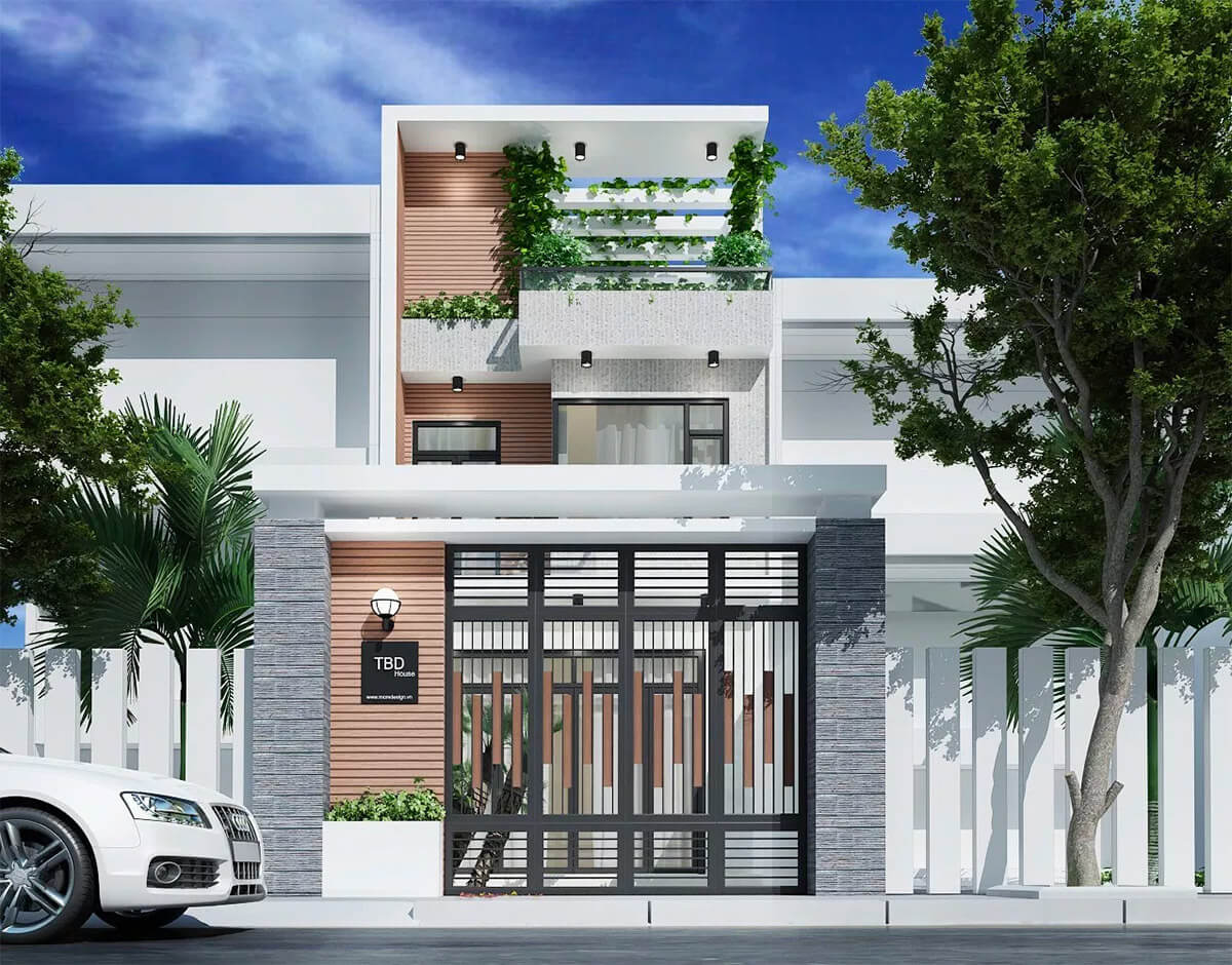 13+ mẫu mặt tiền nhà 8m ấn tượng, đẹp mê mẩn, hot trend 2023