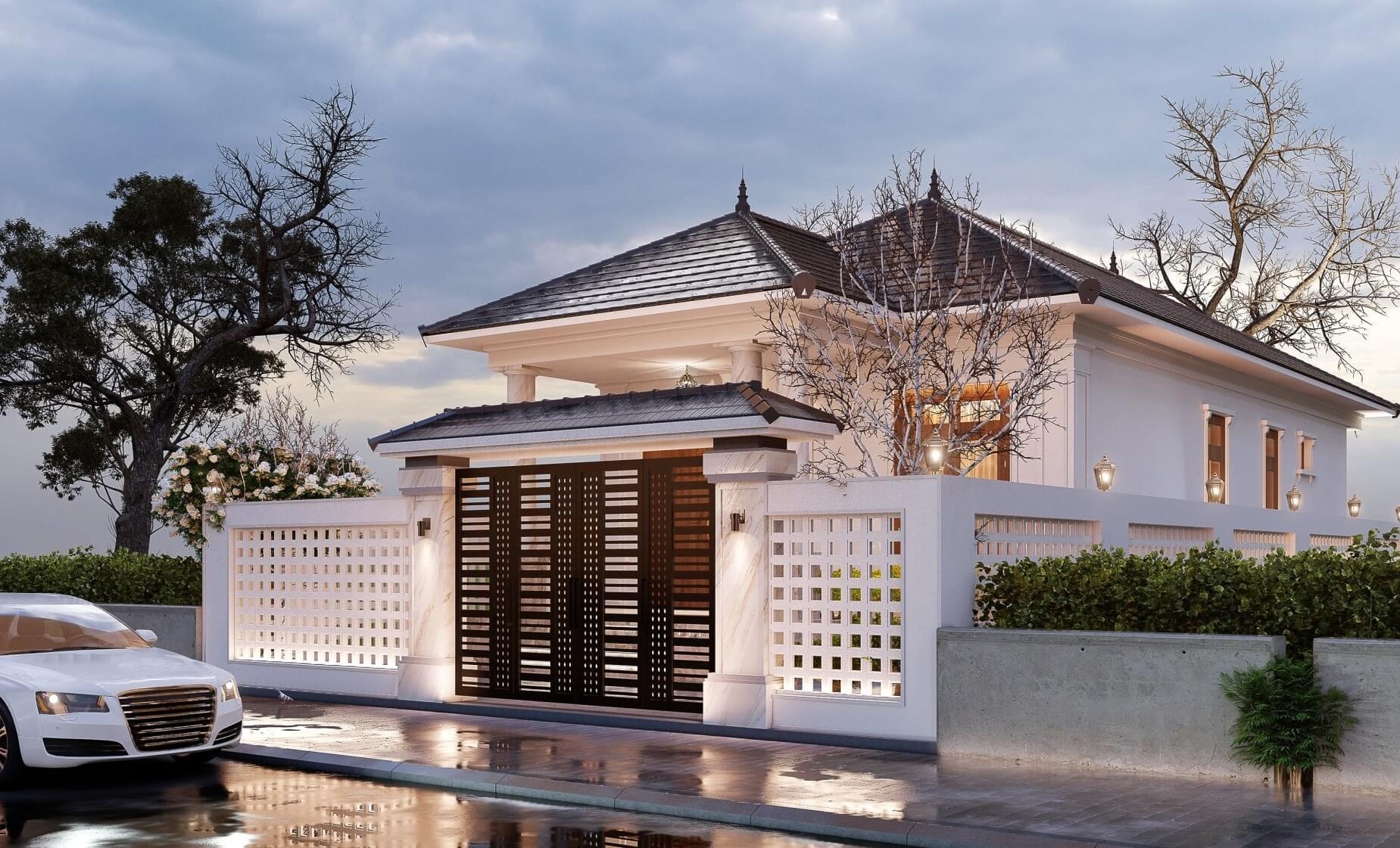 mẫu mặt tiền nhà 1 tầng đẹp không thể rời mắt