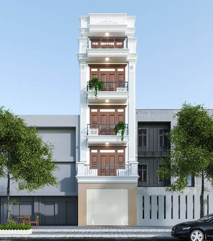 Tại sao cần thiết kế mặt tiền nhà 5 tầng