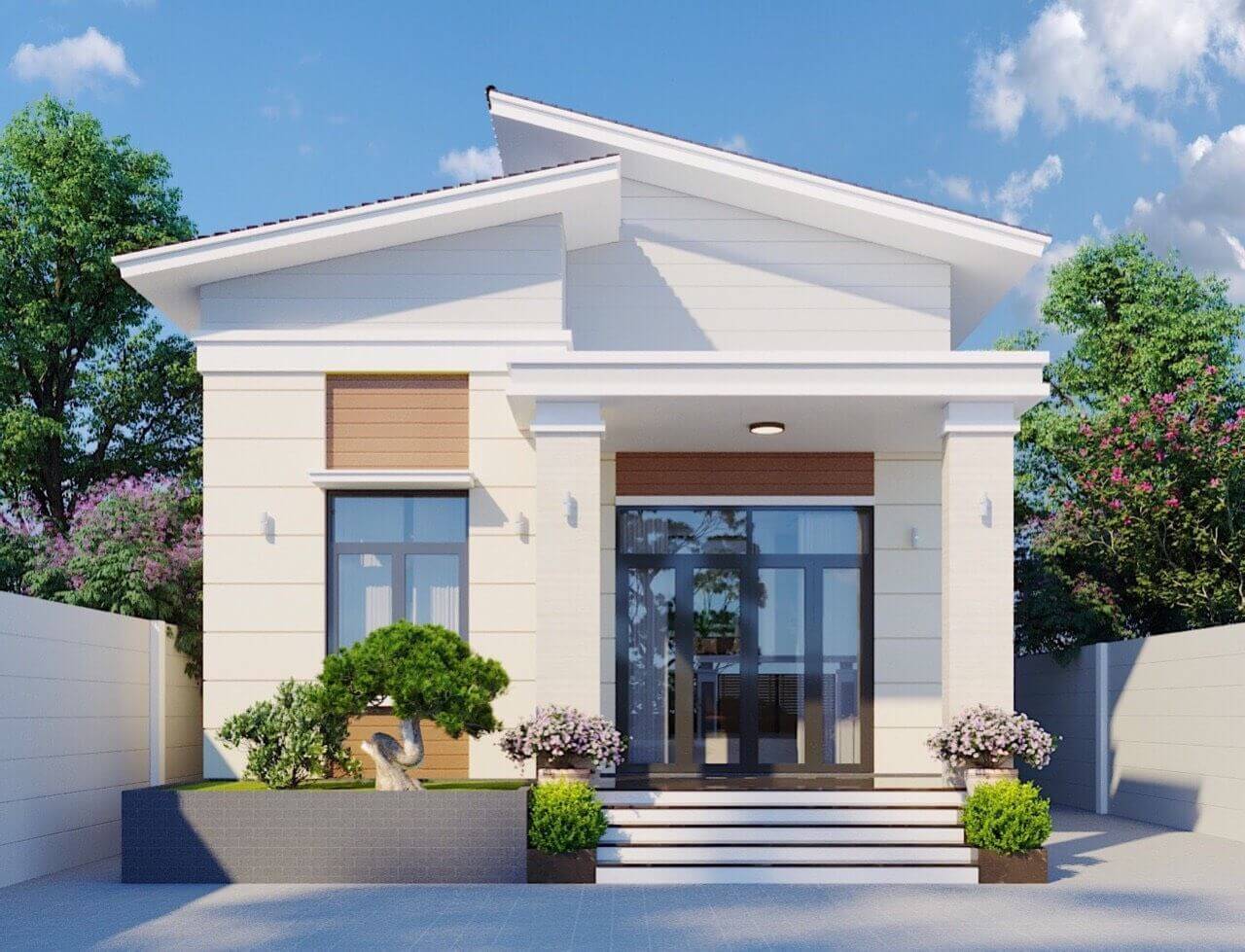 mẫu mặt tiền nhà đẹp ấn tượng cho mọi căn nhà