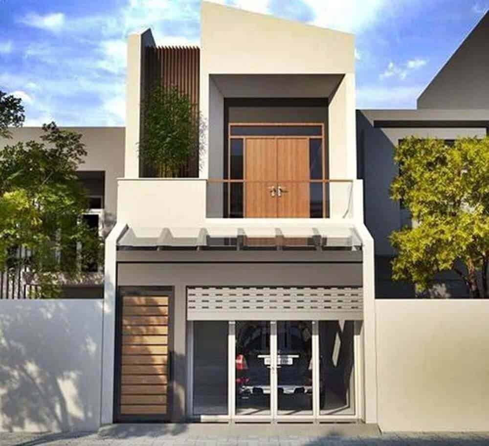 mẫu mặt tiền nhà 2 tầng 4m đẹp, không nên bỏ lỡ