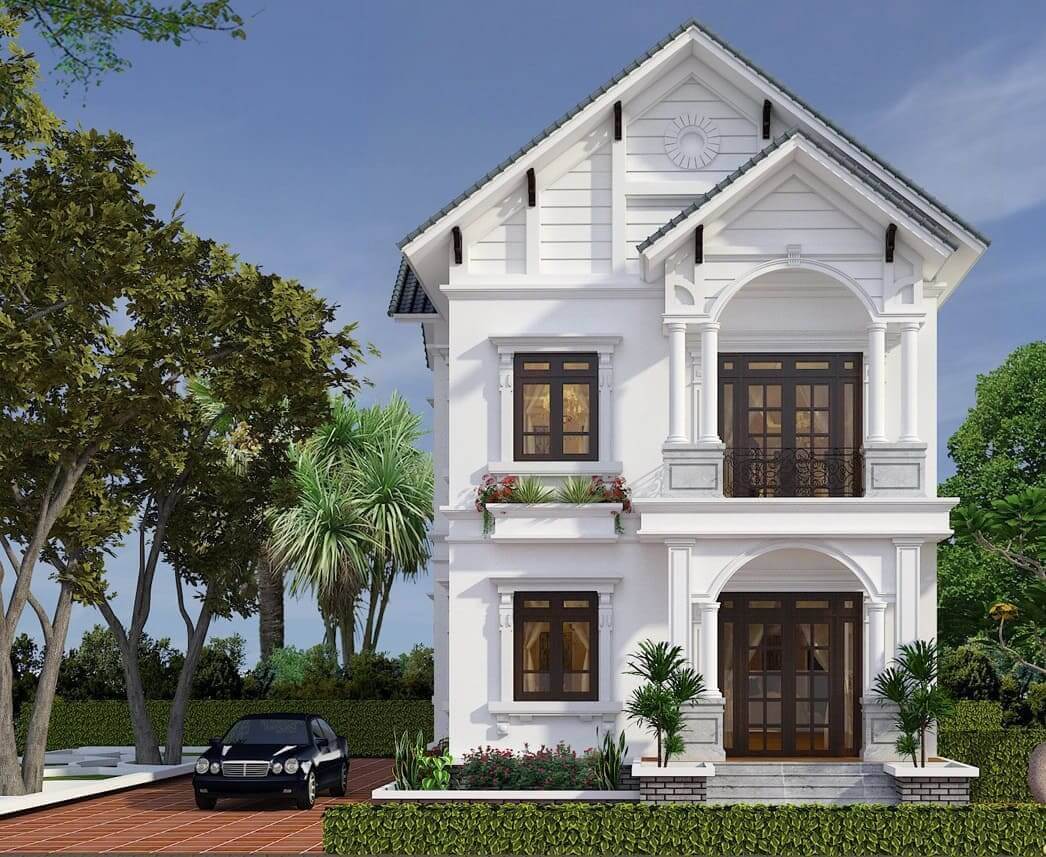 04 lưu ý về phong thủy khi thiết kế mặt tiền nhà 2 tầng 6m