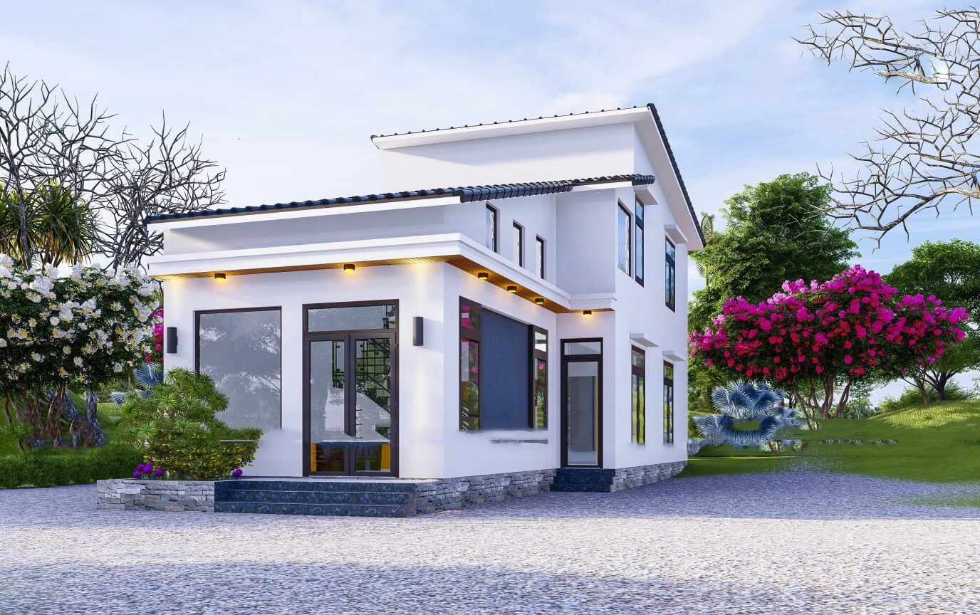 Ưu điểm của thiết kế mặt tiền nhà cấp 4 gác lửng