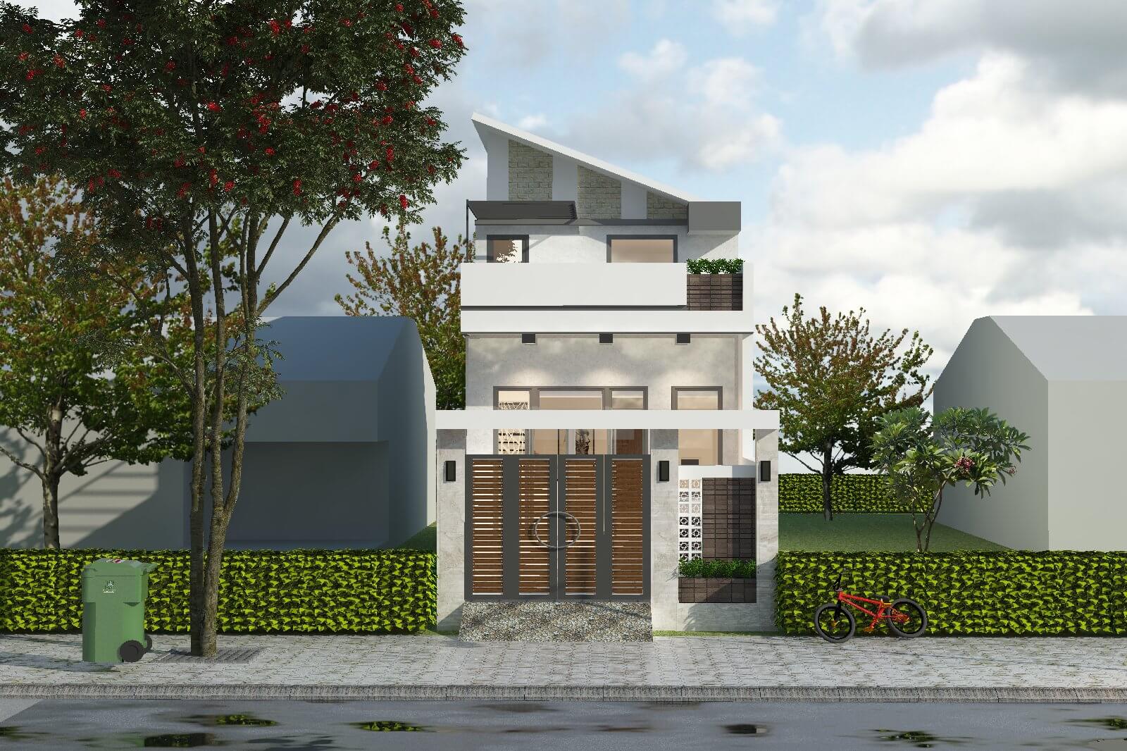 TOP 09+ mẫu mặt tiền nhà cấp 4 gác lửng đình đám, không thể rời mắt