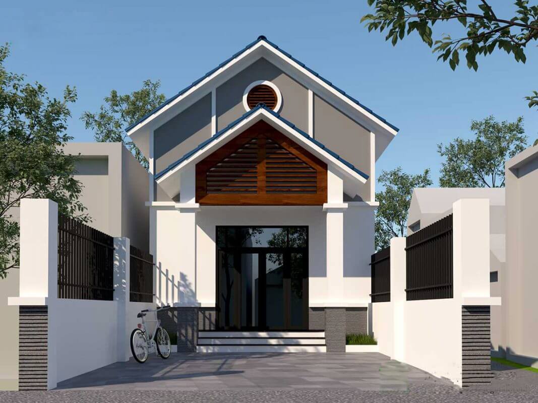 TOP 09+ mẫu mặt tiền nhà cấp 4 gác lửng đình đám, không thể rời mắt