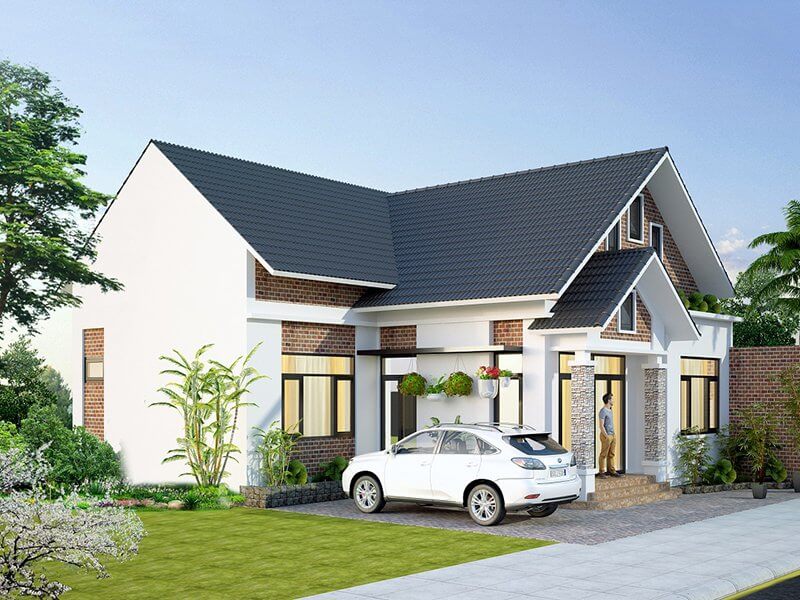 17+ thiết kế mặt tiền nhà cấp 4 đẹp, cực thu hút