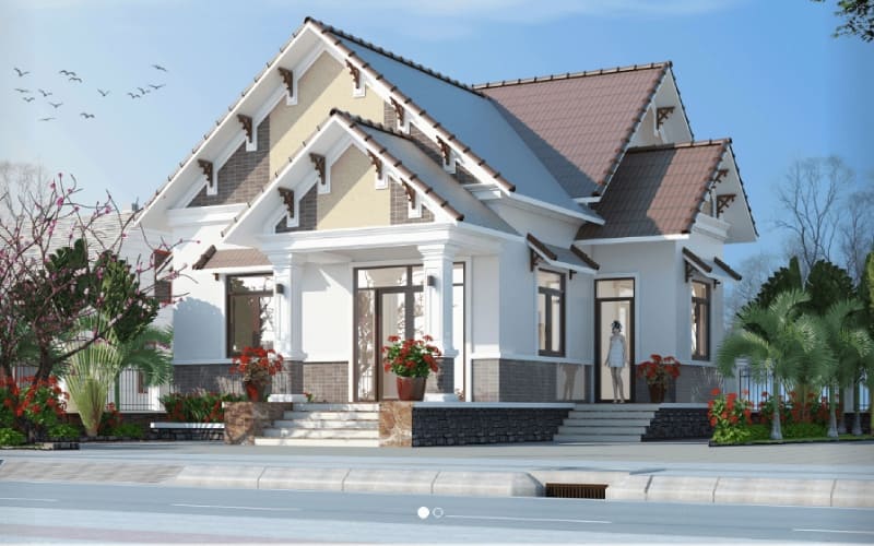 09+ mẫu mặt tiền nhà cấp 4 mái thái 2 mặt tiền ấn tượng dành cho bạn